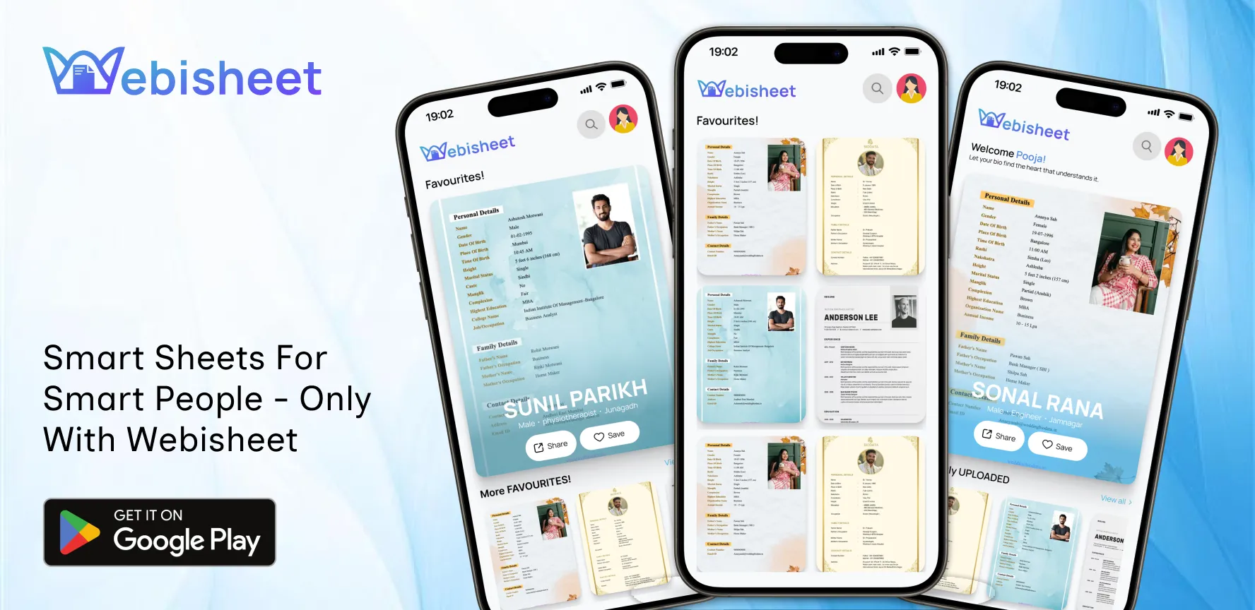WebiSheet - Digital Resume & Professional Profile Platform
